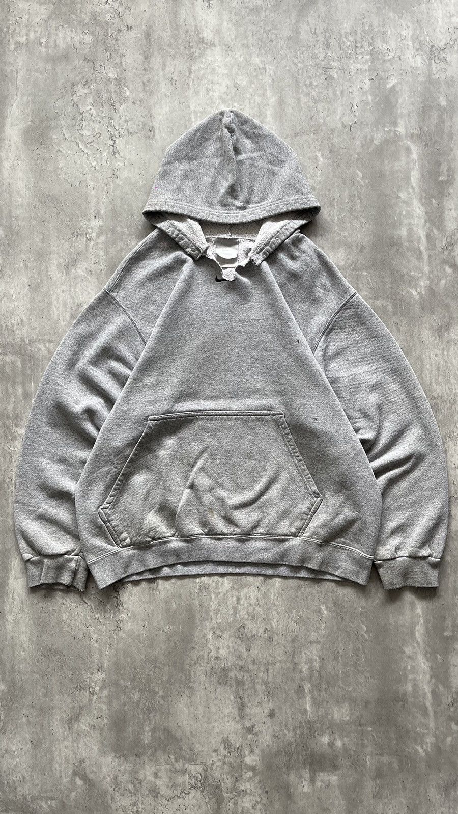 Nike × Vintage VINTAGE 2000S NIKE CENTER SWOOSH HOODIE Size US L / EU 52-54 / 3 - 2 Thumbnail