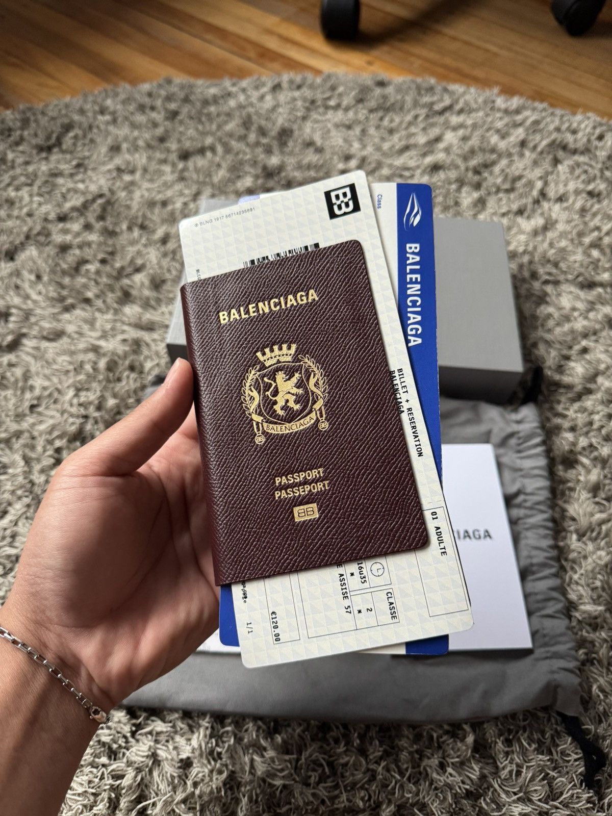 Balenciaga Balenciaga Passport Long Wallet Two Tickets Size ONE SIZE - 3 Thumbnail