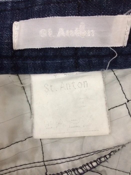 Japanese Brand Japanese Brand ST ANTON Patchwork Design Trousers Denim Pant Size US 31 - 7 Thumbnail