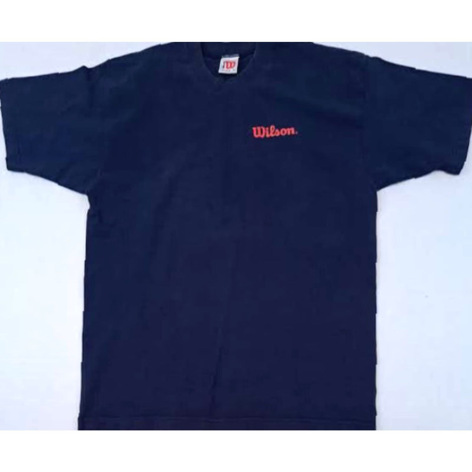 Wilson VINTAGE? Wilson Dark Blue T-Shirt XL USA Made EUC Size US XL / EU 56 / 4 - 3 Thumbnail