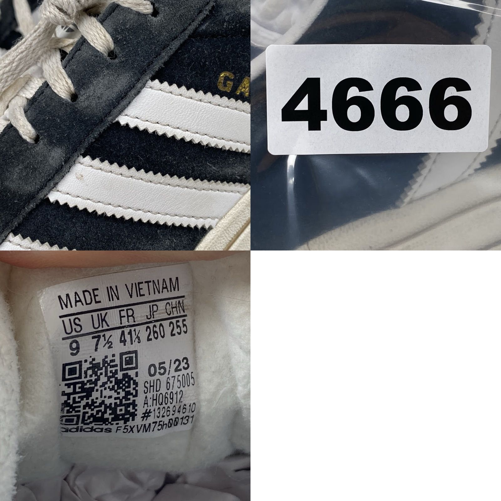 Adidas Adidas Gazelle Bold Originals Sneaker Women 9 Black White Size US 9 / IT 39 - 9 Thumbnail