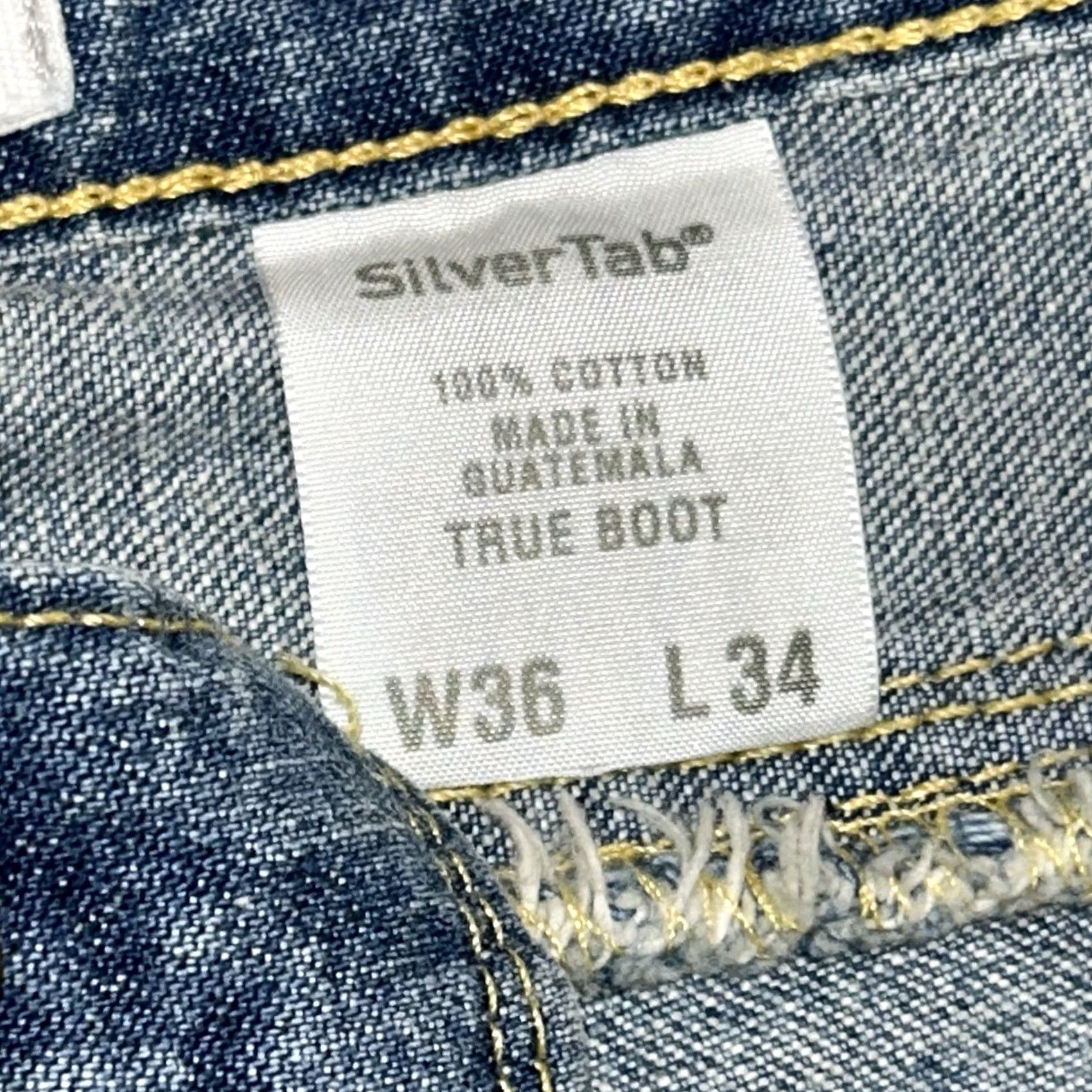 Levi's VINTAGE Levi’s Silvertab True Denim Jean Blue 36x34 Men’s Size US 36 / EU 52 - 7 Thumbnail