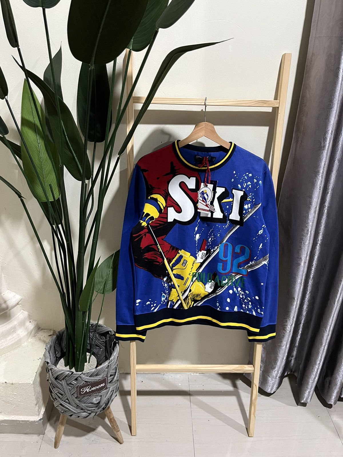 NWT Polo Ralph Lauren Graphic Ski 1992 Jumper Sweatshirt