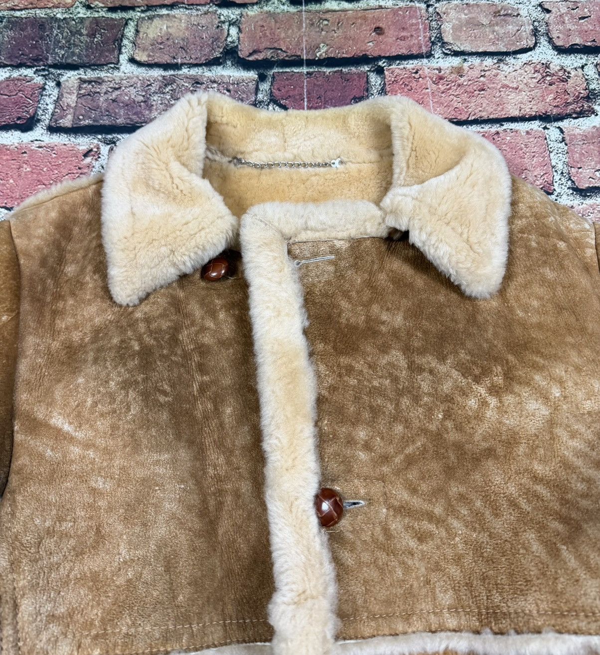 Sears Shearling Sheepskin Rancher Coat Lamb Skin Leather Marlboro Size US L / EU 52-54 / 3 - 11 Thumbnail