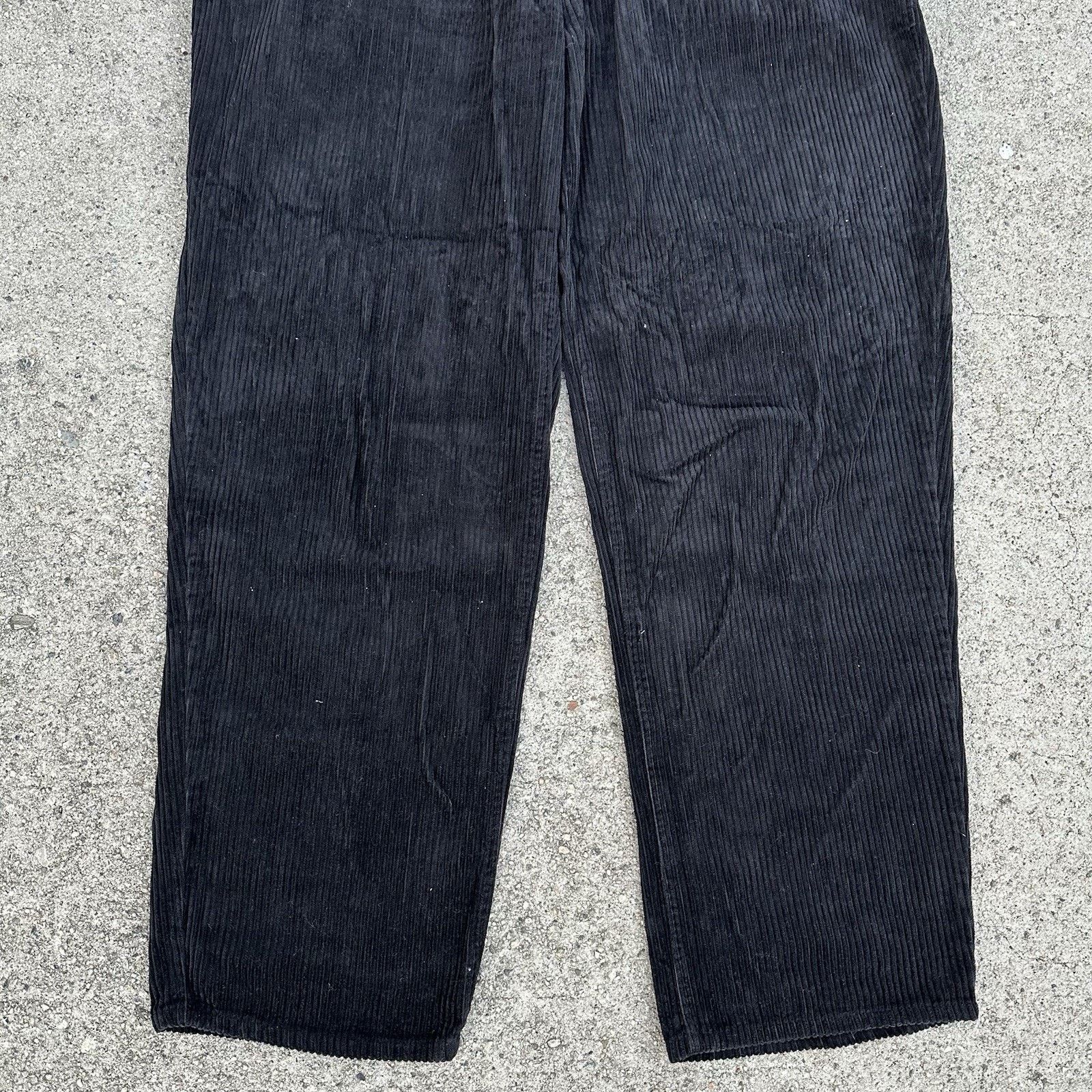 Bugle Boy × Vintage Vintage 90s Bugle Boy Gold Crest Corduroy Baggy Pants 36x32 Size US 36 / EU 52 - 3 Thumbnail