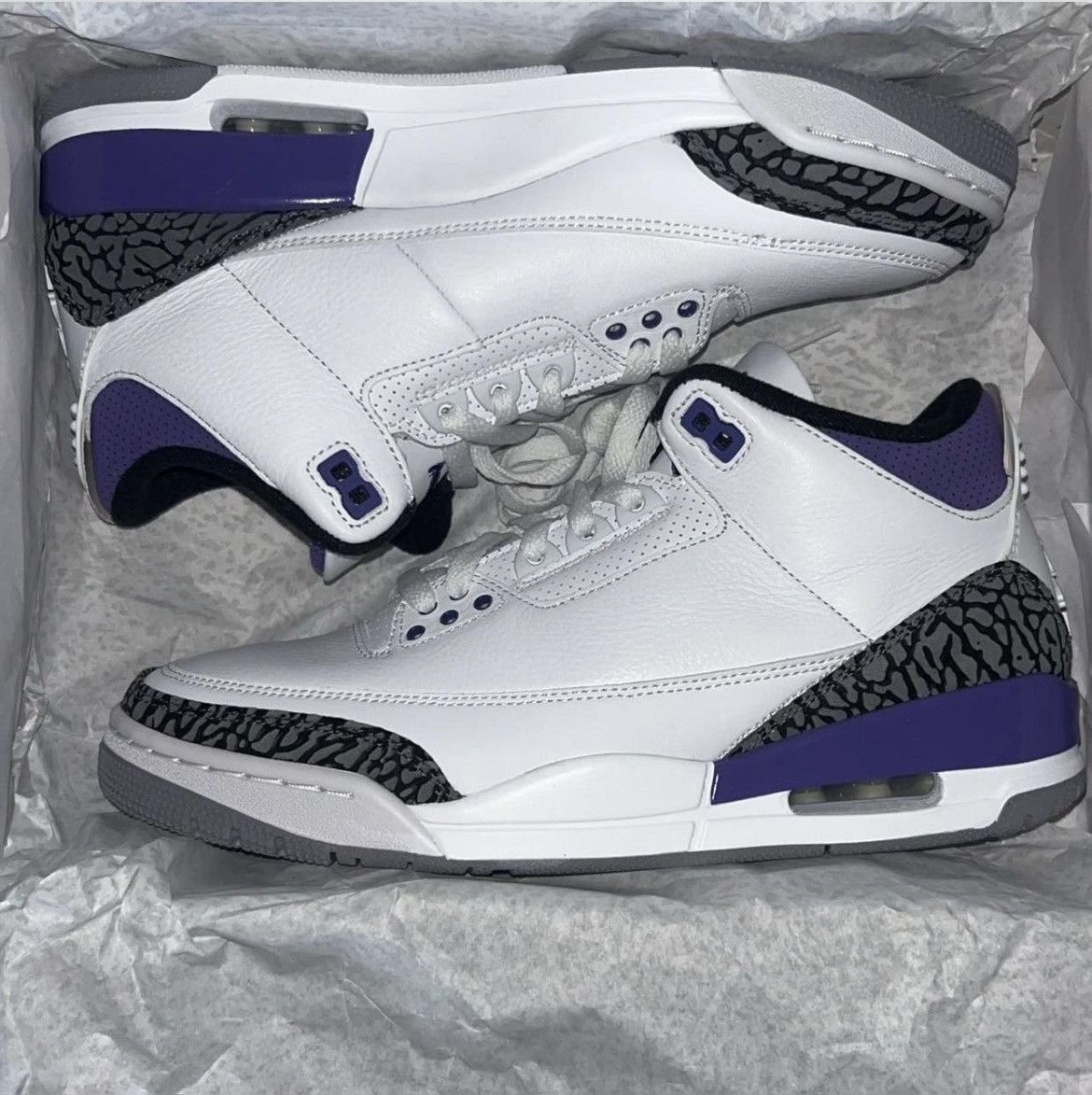 Jordan Brand × Nike Dark Iris Air Jordan 3 Men’s Size US 8.5 / EU 41-42 - 1 Thumbnail
