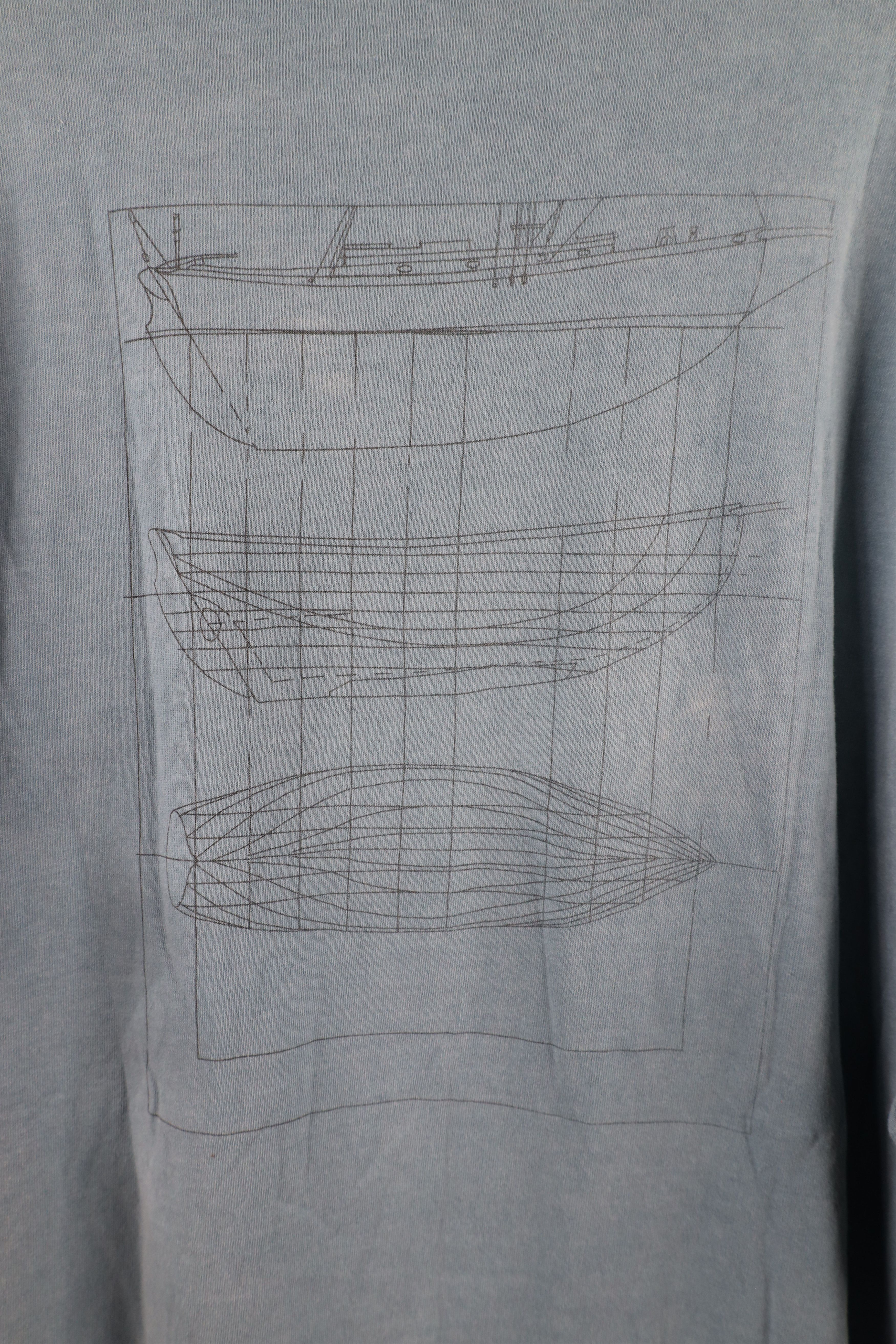 Vintage Vintage Y2K Stonewash Wooden Festival Long Sleeve T-Shirt Size US L / EU 52-54 / 3 - 7 Thumbnail