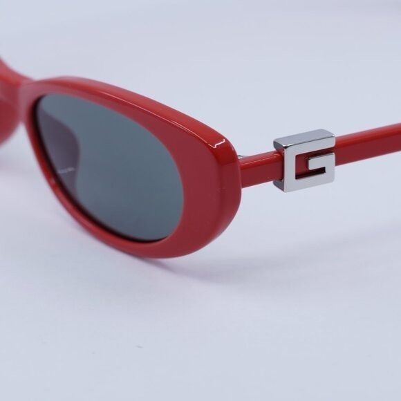 Gucci New Gucci GG1680S 005 Sunglasses - Red Frame, Smoke Lenses Size ONE SIZE - 9 Thumbnail