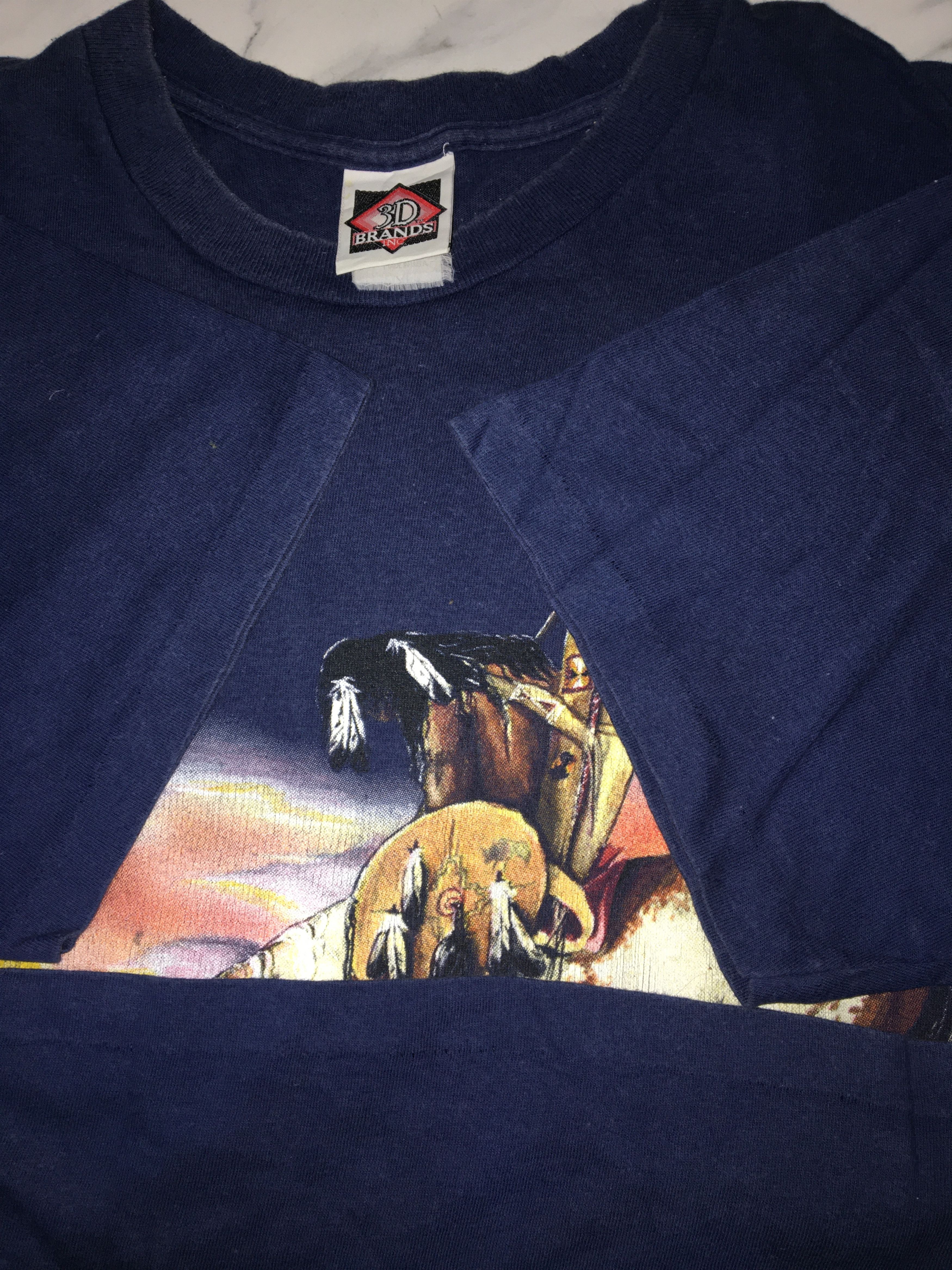 The Mountain Vintage 3D The Mountain Indian Tshirt Size US XL / EU 56 / 4 - 5 Thumbnail