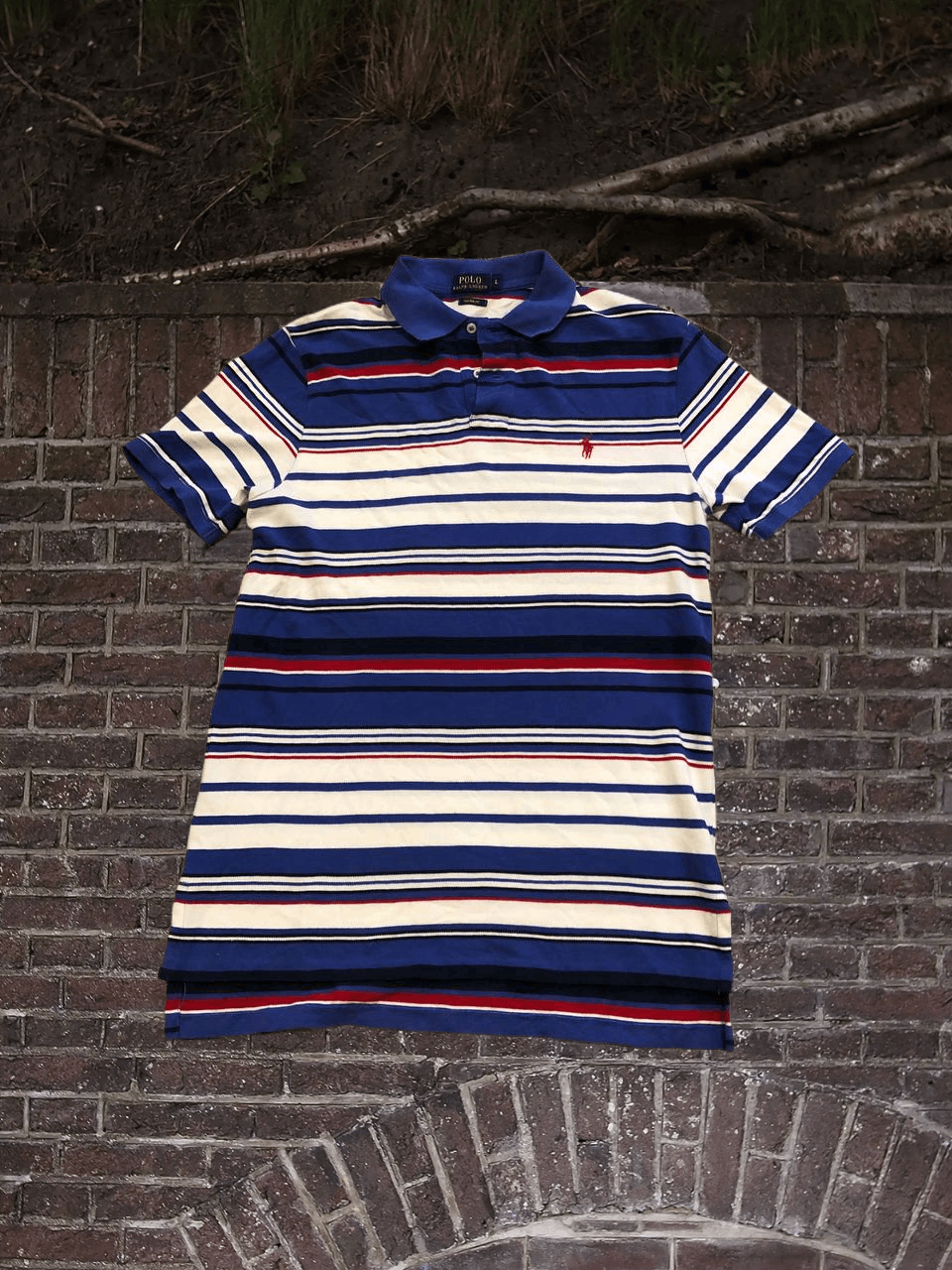 Polo Ralph Lauren Vintage Polo Ralph Lauren PRL Striped Cotton Large Size US L / EU 52-54 / 3 - 1 Thumbnail