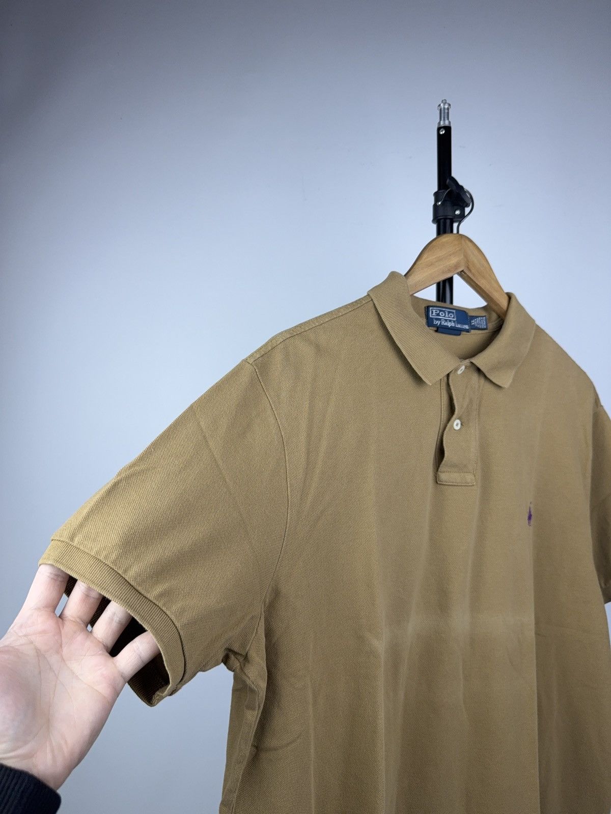 Polo Ralph Lauren Luxury 90s Retro Polo Ralph Lauren Custom Fit Polo Shirt XL Size US XL / EU 56 / 4 - 3 Thumbnail