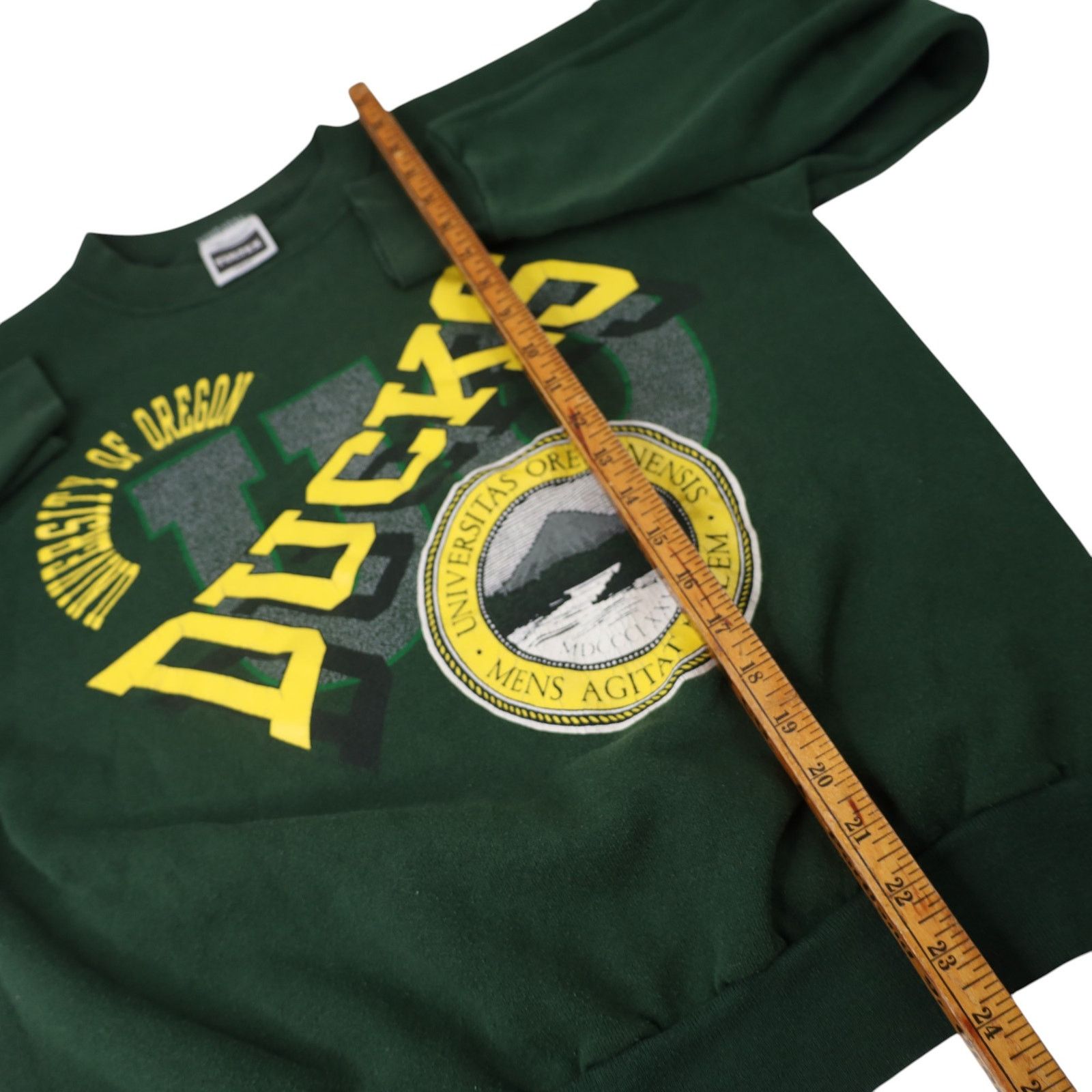 NCAA × Vintage VTG 90s University Oregon Ducks Graphic Crewneck Sweatshirt Size US L / EU 52-54 / 3 - 7 Thumbnail