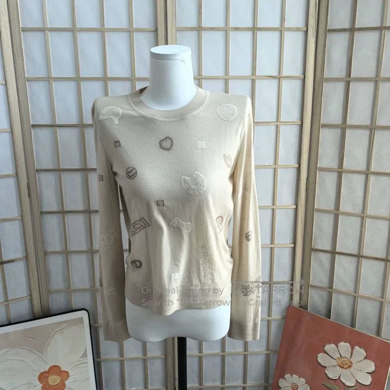 Hermes Hermes Oatmeal Sweater Size XS / US 0-2 / IT 36-38 - 1 Thumbnail