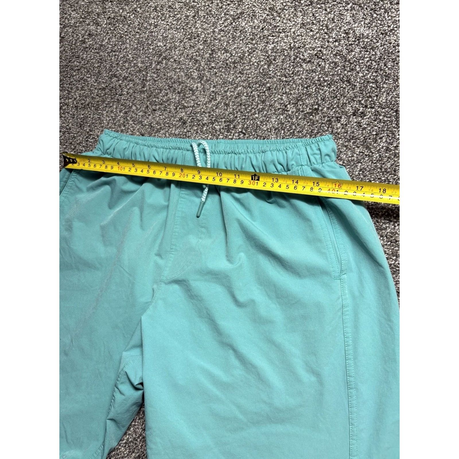 Vintage Myles Athletic Shorts Mens Large Turquoise Standard Performance Training Shirt? Size US 33 - 3 Thumbnail