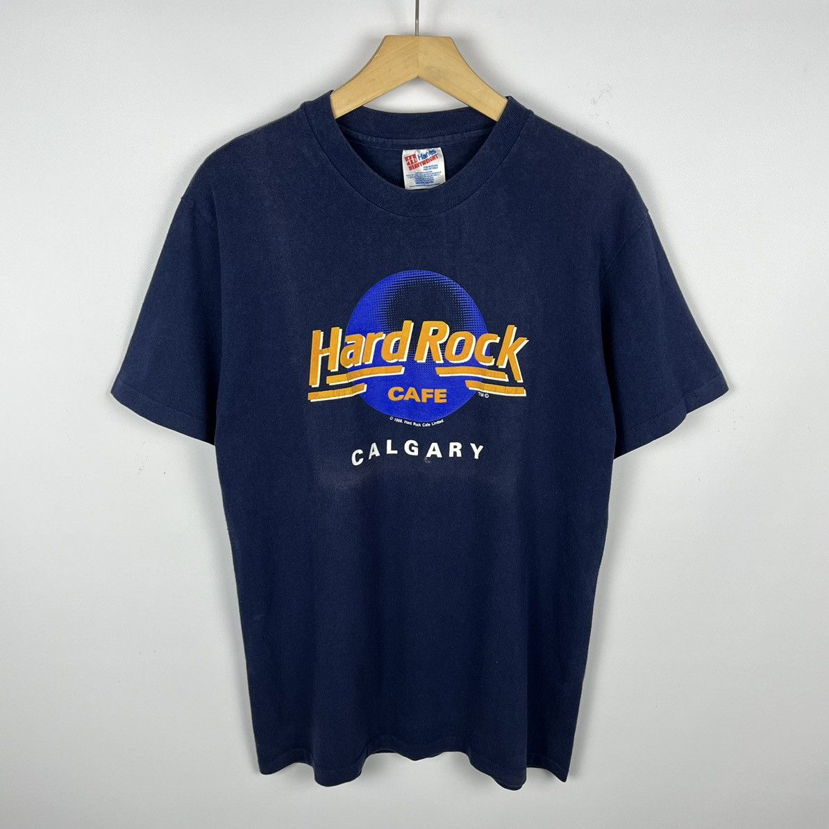 Hard Rock Cafe Vintage Hard Rock Cafe Calgary Hanes tee 1989 Size US M / EU 48-50 / 2 - 1 Thumbnail