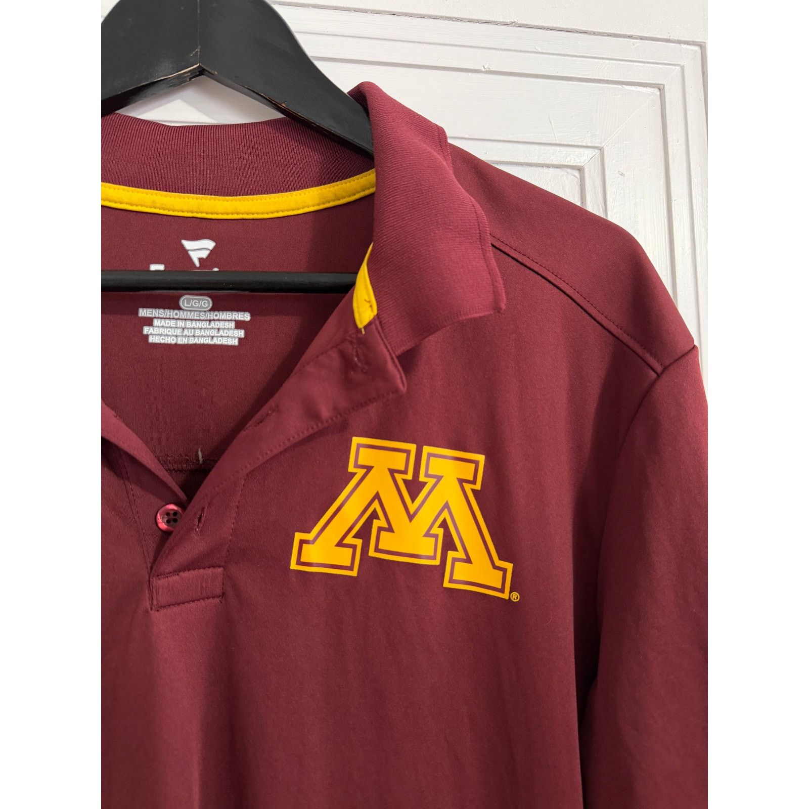 NCAA Minnesota Gophers Maroon Golf Polo Men's Size Large Size US L / EU 52-54 / 3 - 2 Thumbnail
