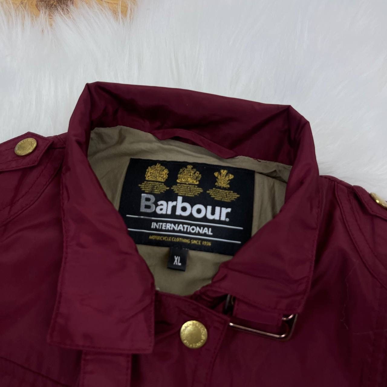 Barbour Barbour International Farleigh Casual Jacket Burgundy XL Size L / US 10 / IT 46 - 3 Thumbnail