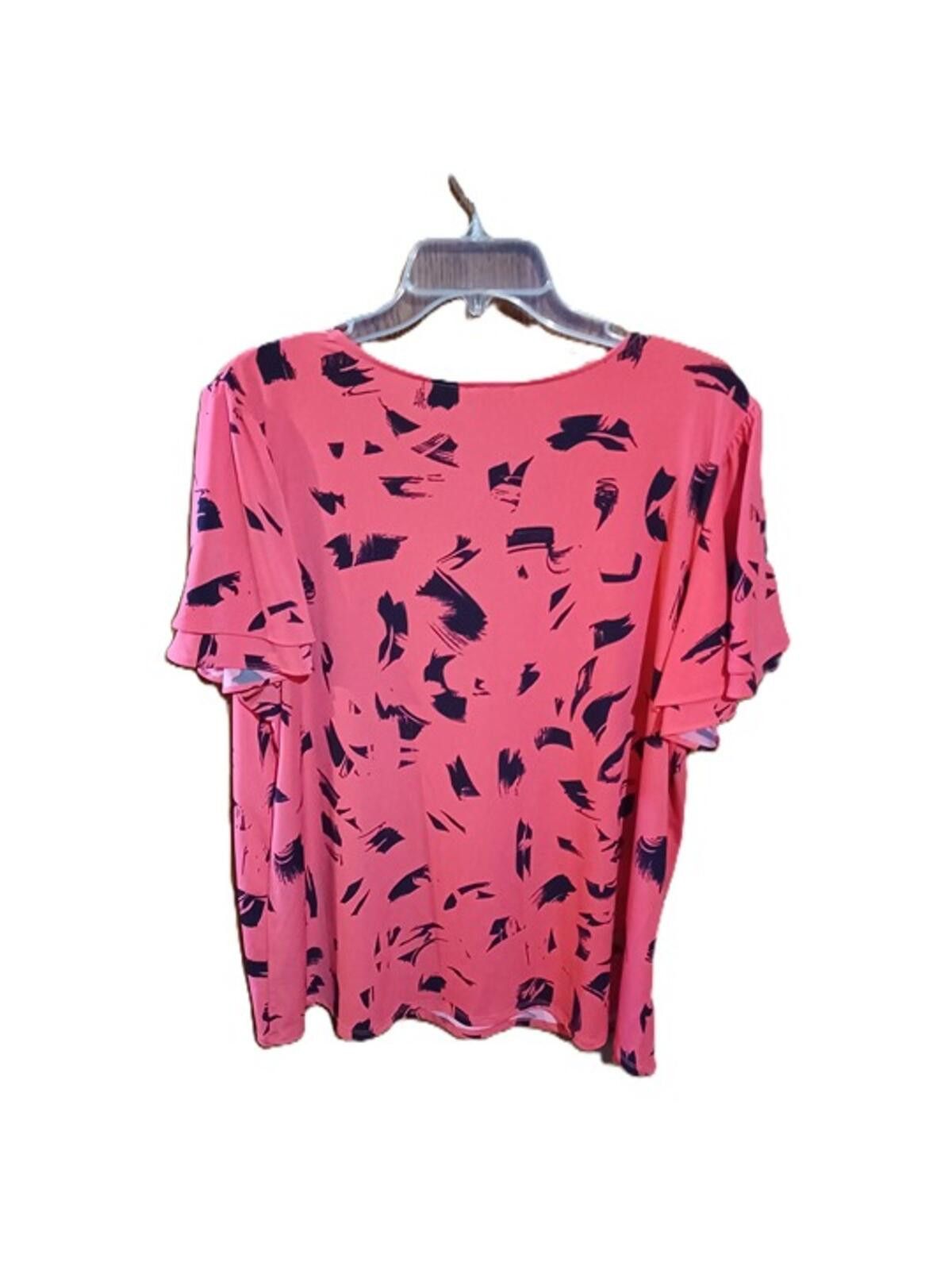 Worthington Worthington Teaberry Arty Blouse Size 1X Size XL / US 12-14 / IT 48-50 - 3 Thumbnail