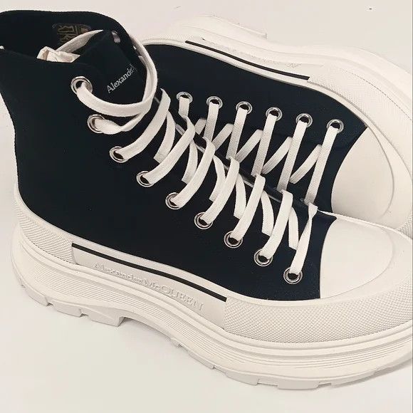 Alexander McQueen Alexander McQueen Tread Slick Hi Top Sneakers - EU43/US10 Size US 10 / EU 43 - 6 Thumbnail