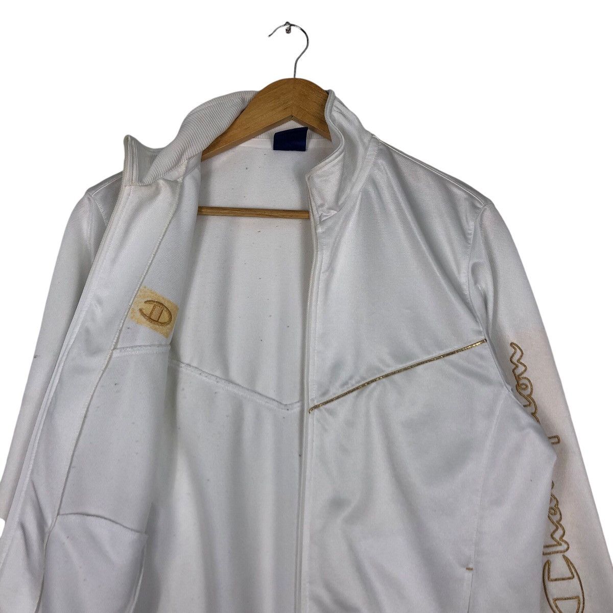 Champion × Vintage Vintage Sweater Champion White Streetwear Small Size US S / EU 44-46 / 1 - 10 Thumbnail