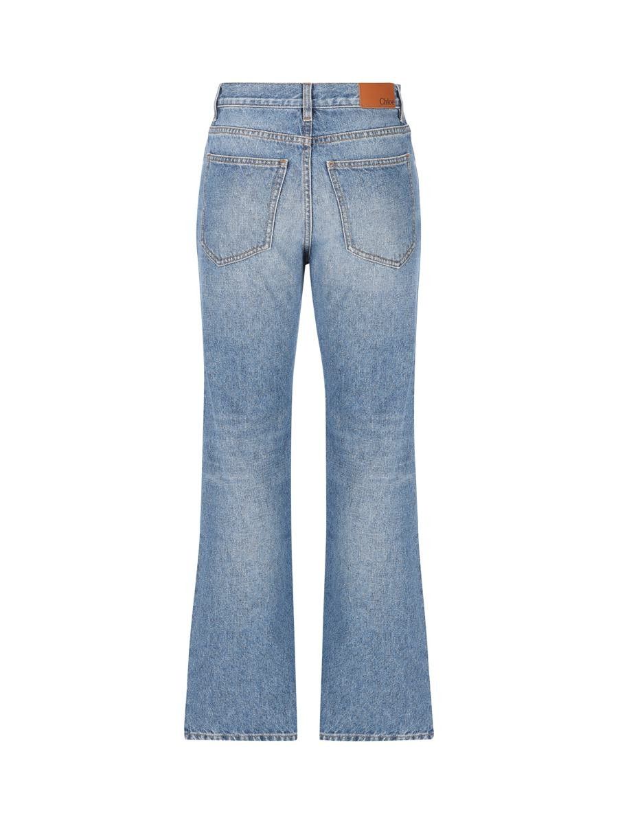 Chloe o1y0825 Bootcut Jeans in Blue Size 26" / US 2 / IT 38 - 2 Thumbnail