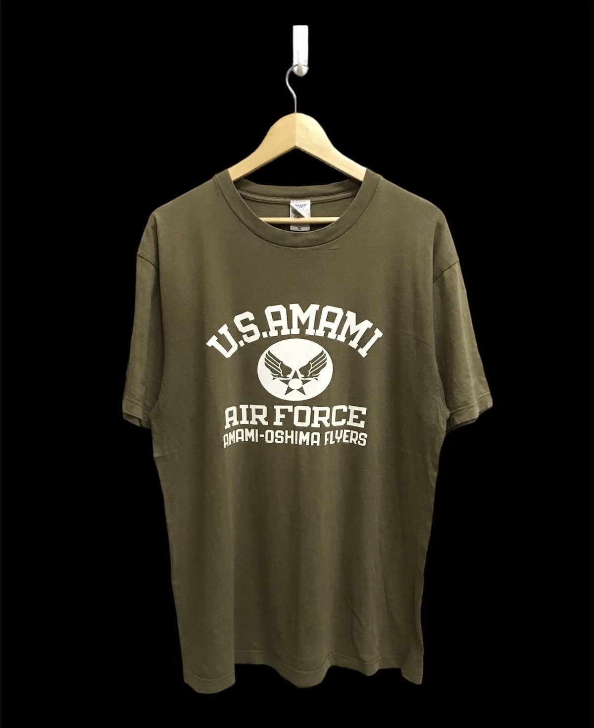 Vintage VINTAGE U.S. AMAMI AIRFORCE MILITARY TSHIRT Size US L / EU 52-54 / 3 - 1 Thumbnail
