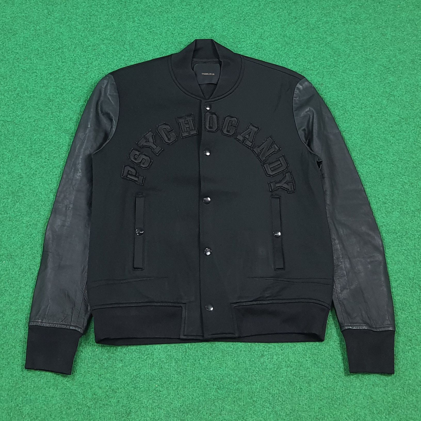 Undercover Undercover Jun Takahashi Phychocandy Leather Sleeve Jacket Size US S / EU 44-46 / 1 - 1 Thumbnail