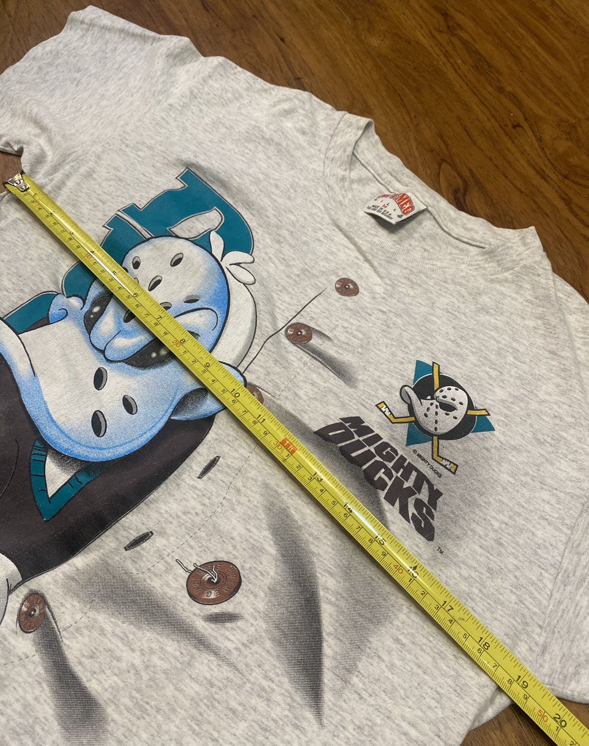 Nutmeg Vintage 1994 Anaheim Mighty Ducks Shirt NHL Nutmeg Mills Size US M / EU 48-50 / 2 - 5 Thumbnail