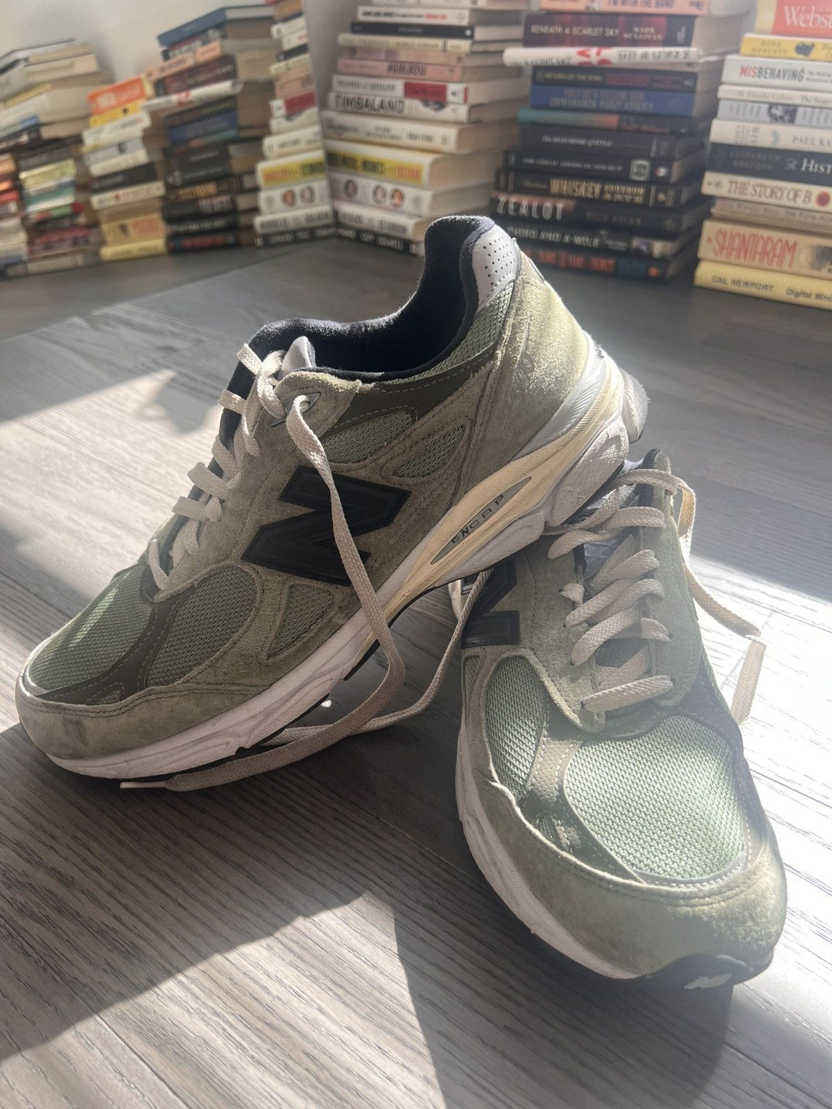 JJJJound × New Balance JJJJound New Balance 990v3 (Olive) Size US 11.5 / EU 44-45 - 2 Thumbnail