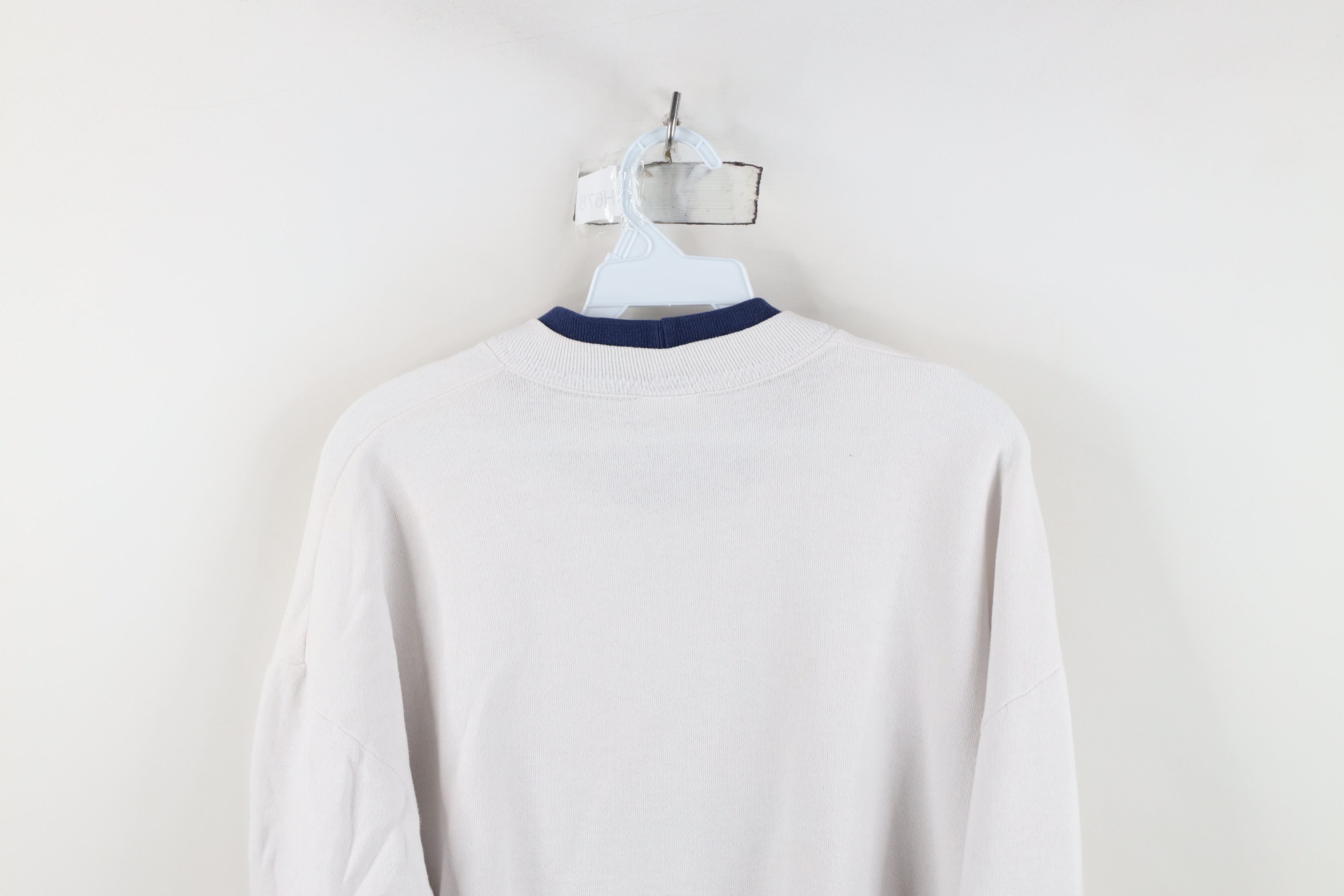 Vintage Vintage 90s Streetwear Boat Anchor Sweatshirt White USA Size XL / US 12-14 / IT 48-50 - 13 Thumbnail