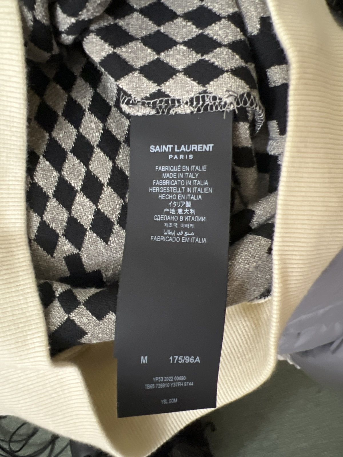 Saint Laurent Paris Saint Laurent Stripe-Jacquard Sweater Size US M / EU 48-50 / 2 - 5 Thumbnail