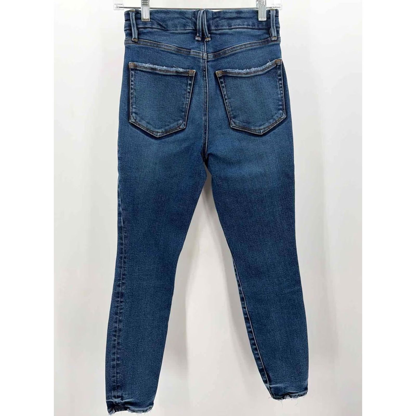 Good American Good American Jeans Size 4 Blue Pre-Owned Size 27" / US 4 / IT 40 - 2 Thumbnail