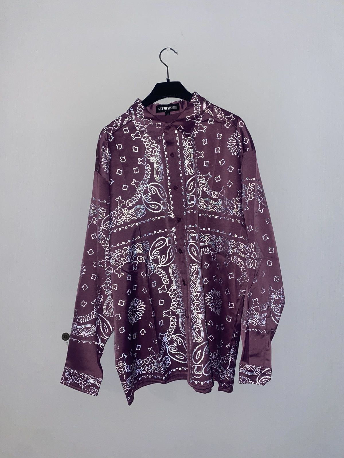 Marino Morwood Cetra Visions Purple 3M Bandana Shirt | Grailed