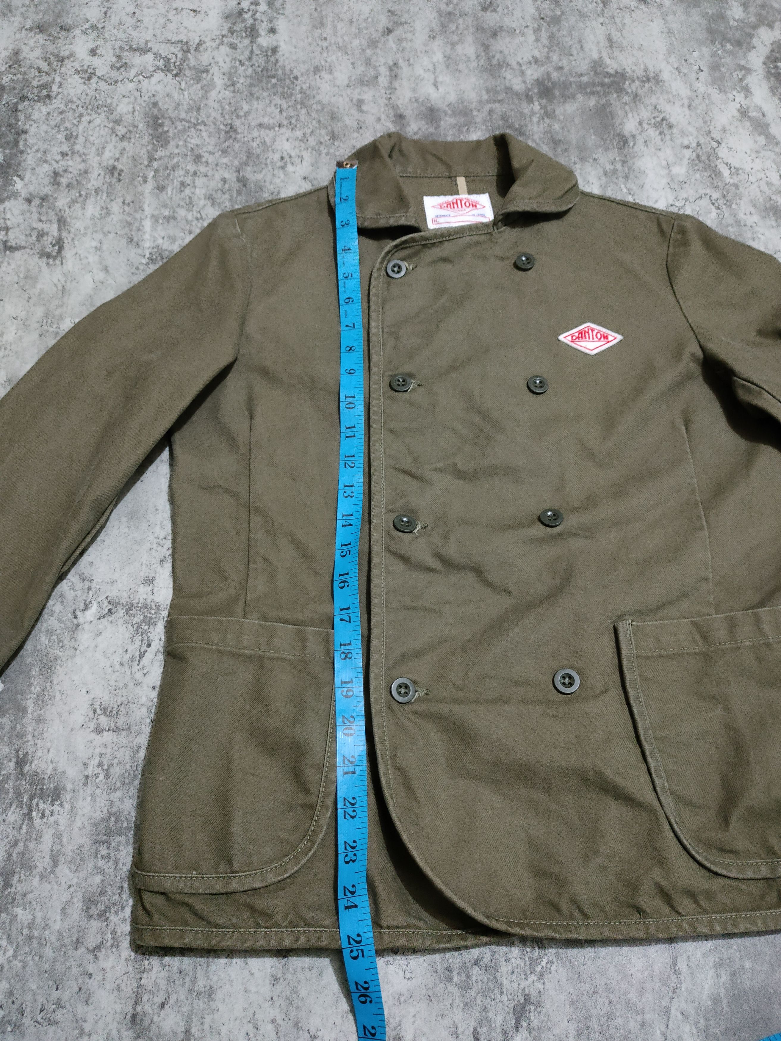 Danton Vintage Danton France Vetements de Travail Pea Coats Jacket Size US S / EU 44-46 / 1 - 15 Thumbnail