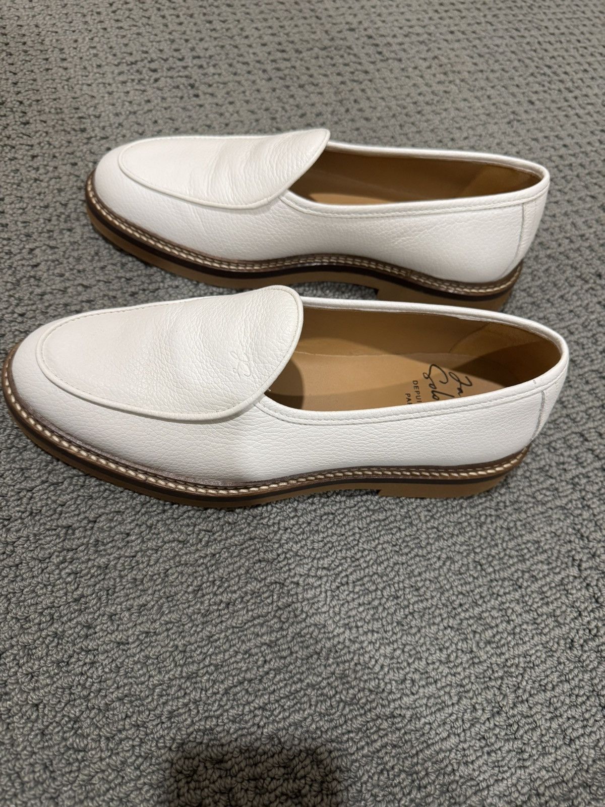 Jacques Soloviere Brand New from Paris leather loafers Size US 9.5 / EU 42-43 - 2 Thumbnail