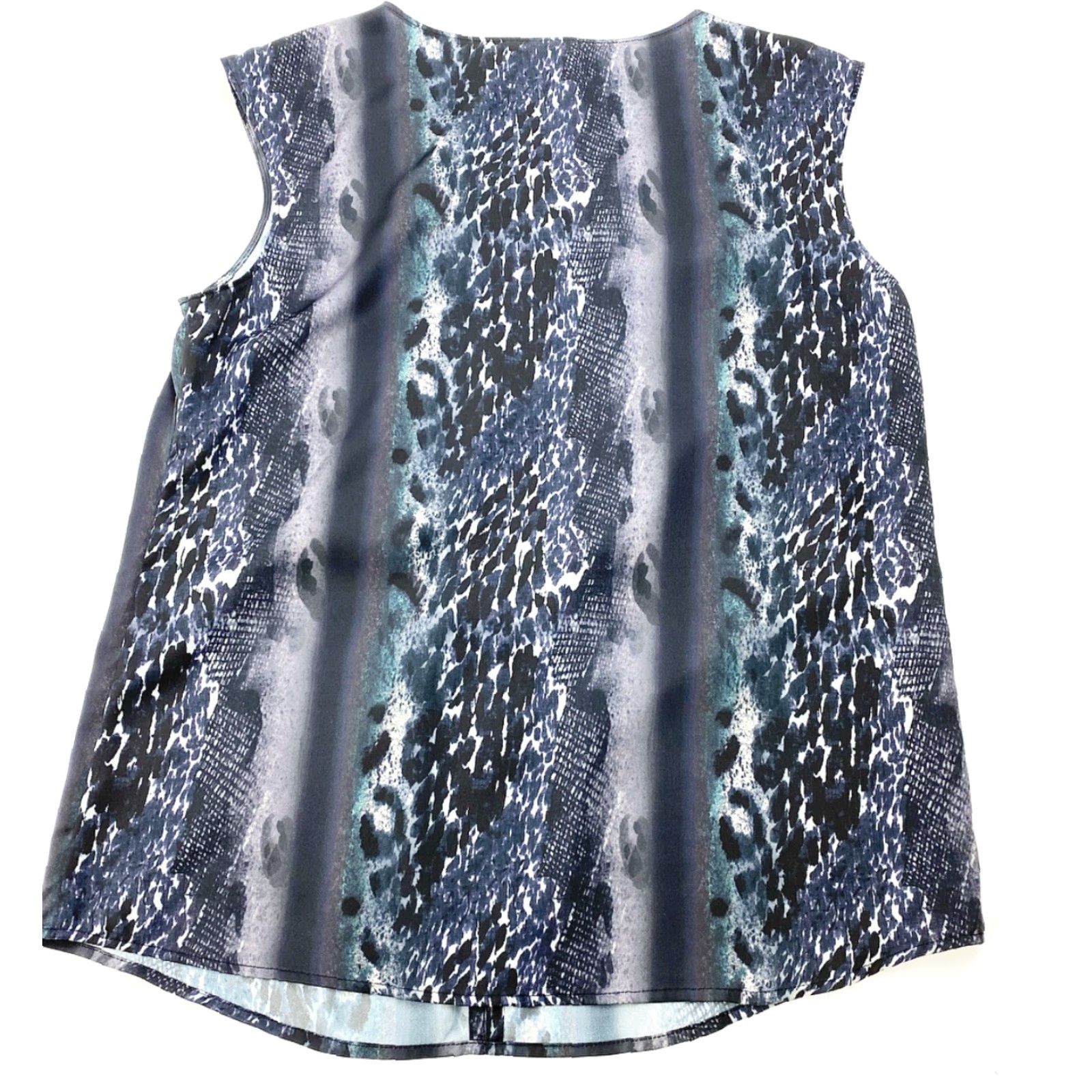 Vintage Trouve Tank Top Womens Medium Black Blue Sleeveless Size M / US 6-8 / IT 42-44 - 3 Thumbnail