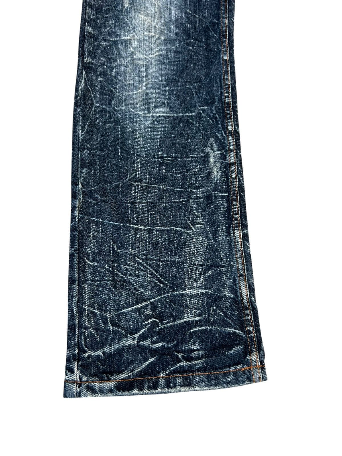 14th Addiction Double Waist Nylaus Clothing Dirty Mud Discharge Denim Jeans Size US 30 / EU 46 - 10 Thumbnail