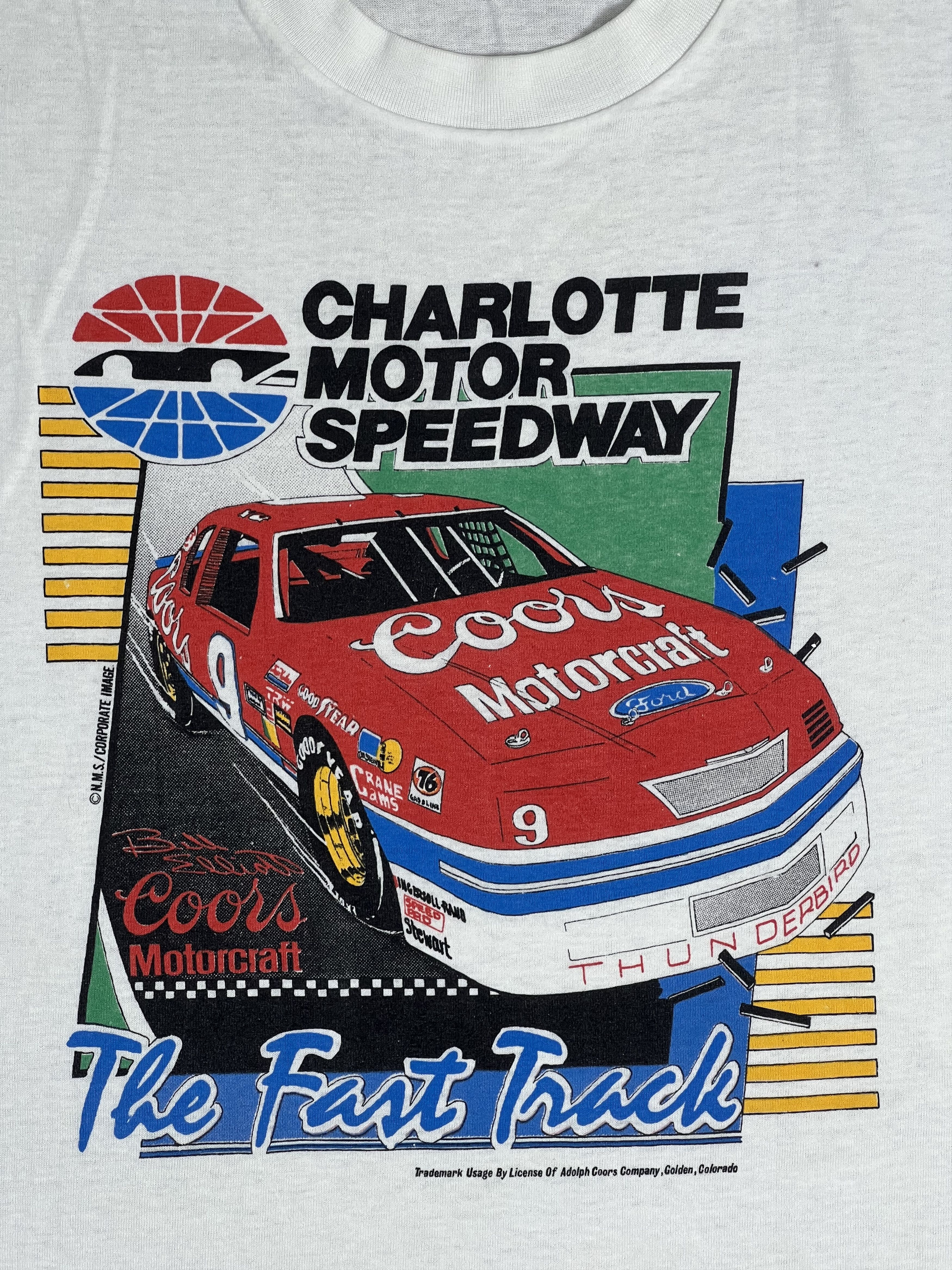 NASCAR Vtg 80s NASCAR Bill Elliott Coors Motorcraft (XL) GTMD892 Size US XL / EU 56 / 4 - 2 Thumbnail