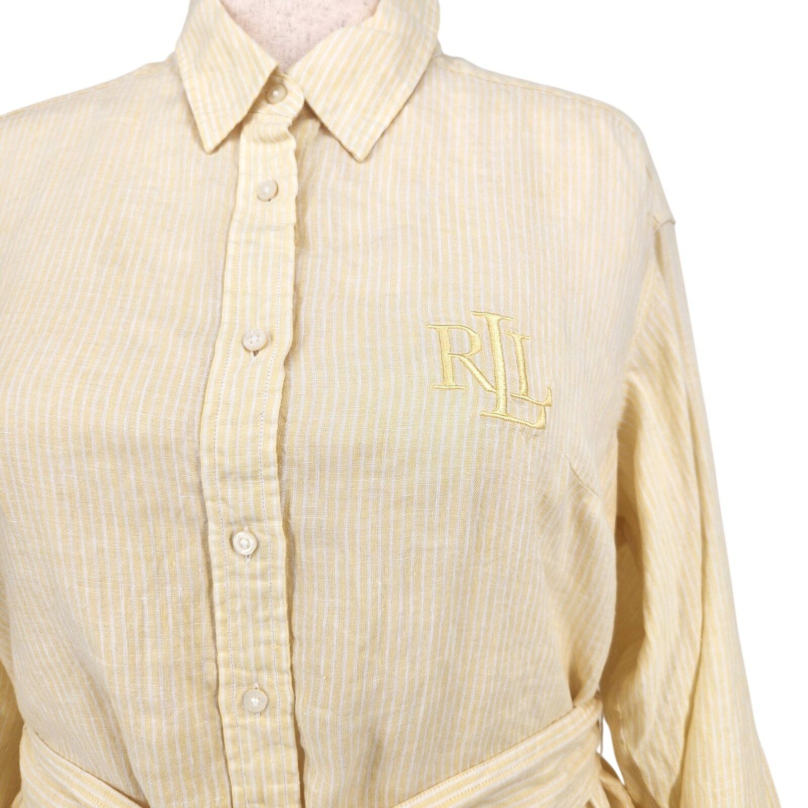 Ralph Lauren Lauren Ralph Lauren Women Linen Button Shirt Plus Size 1X Size XL / US 12-14 / IT 48-50 - 4 Thumbnail