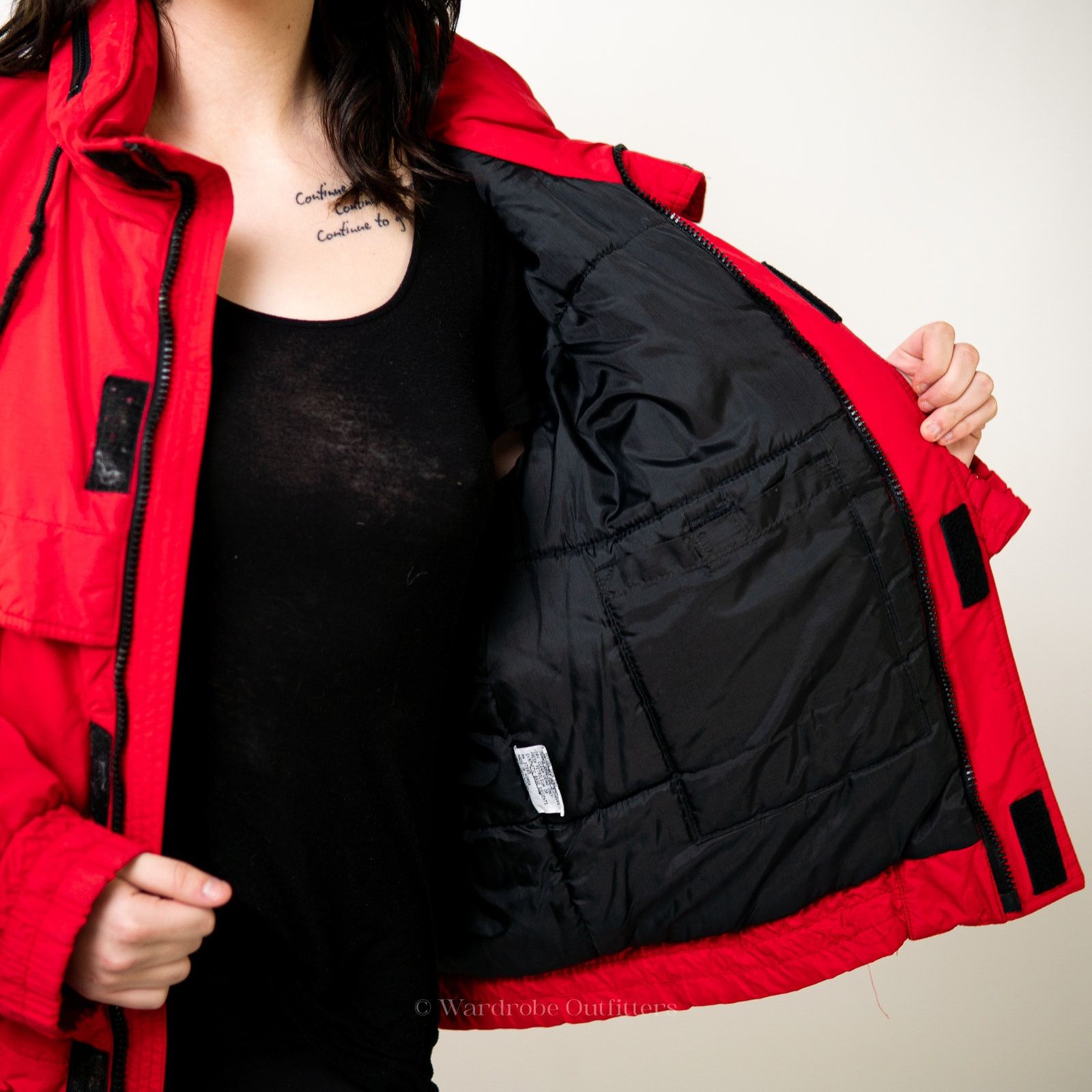 Other Vintage 90s Red Puffer Ski Jacket by [St. Moritz] - XL Size XL / US 12-14 / IT 48-50 - 8 Thumbnail