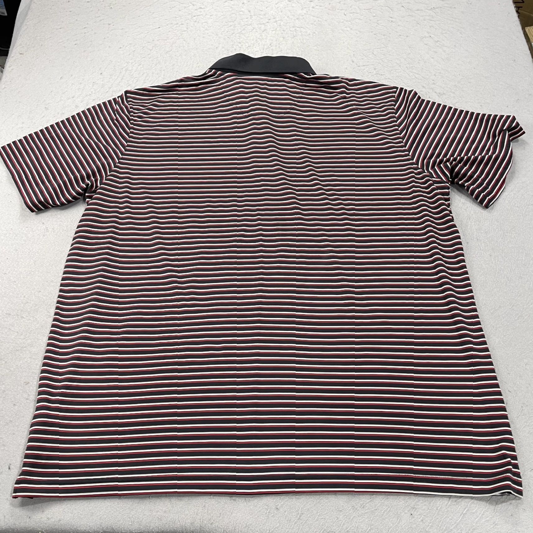 Reebok Reebok Golf Polo Shirt Mens 4XL Black Striped Performance Stretch Polo Short Sleeve Golf Mens 4XL Black Striped Performance Stretch Shirt Size US XXL / EU 58 / 5 - 5 Thumbnail