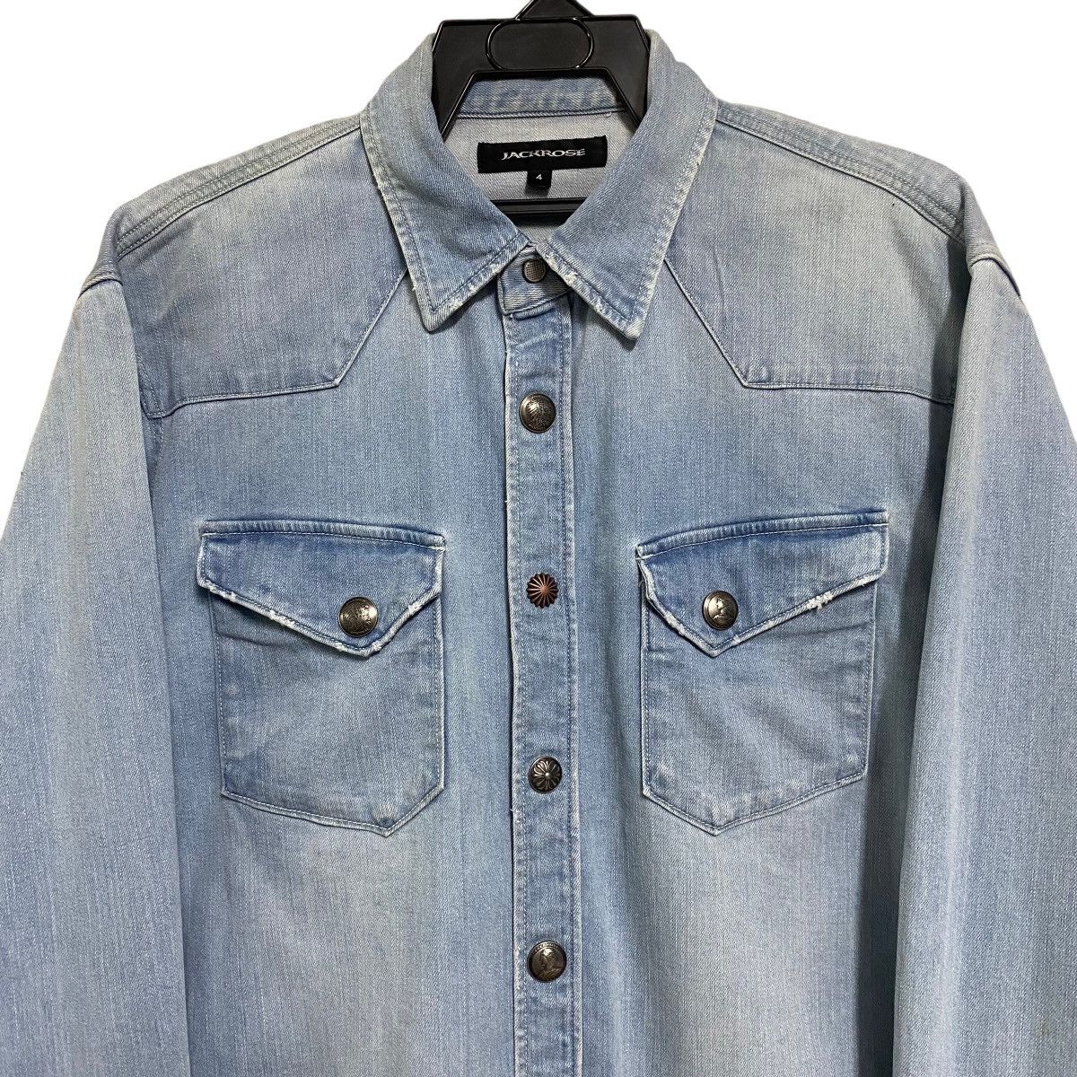 JACKROSE Jackrose Western Denim Shirt Snap Button Size US L / EU 52-54 / 3 - 2 Thumbnail