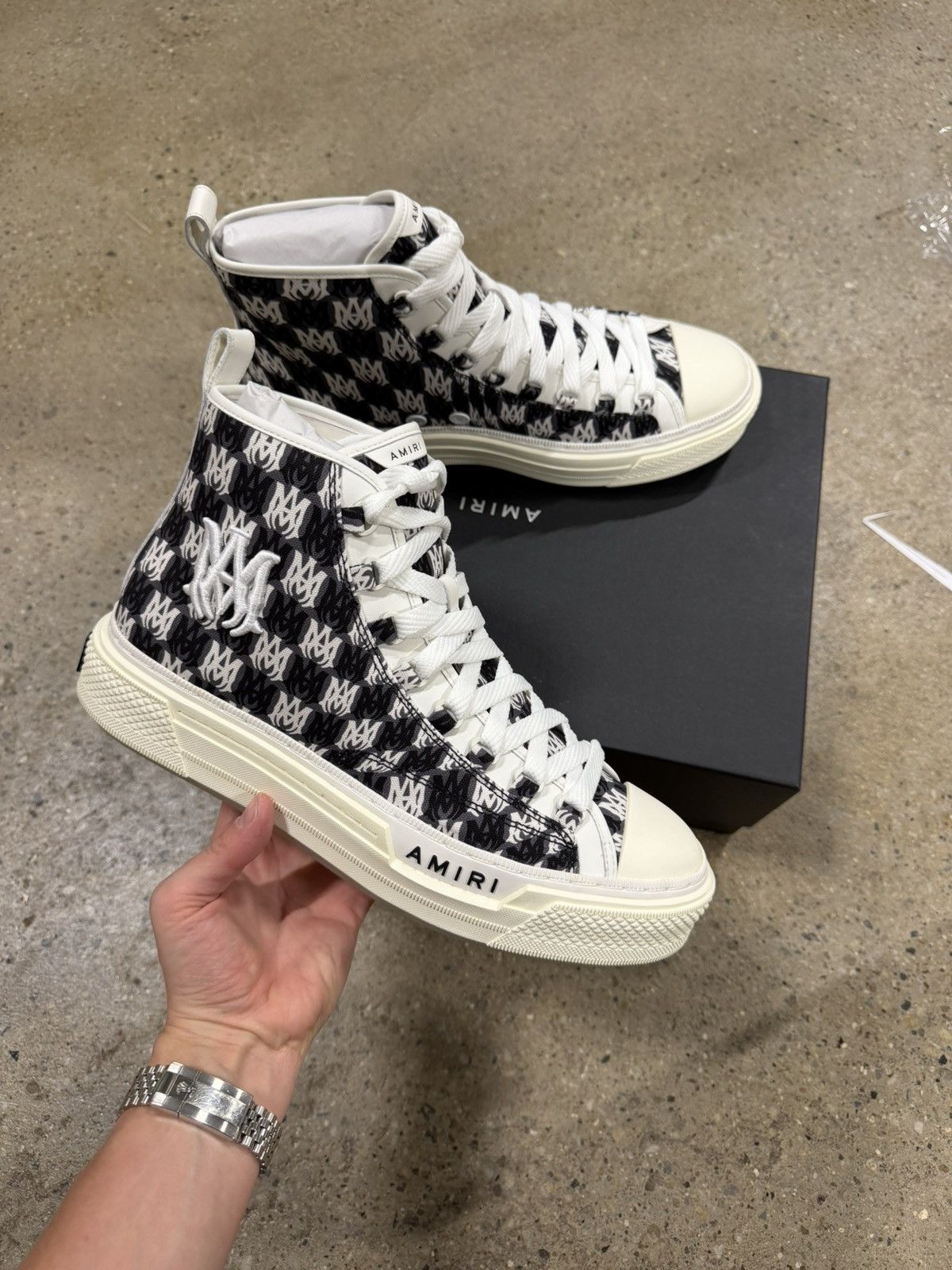Amiri Amiri Stadium High-Top Sneakers | Grailed
