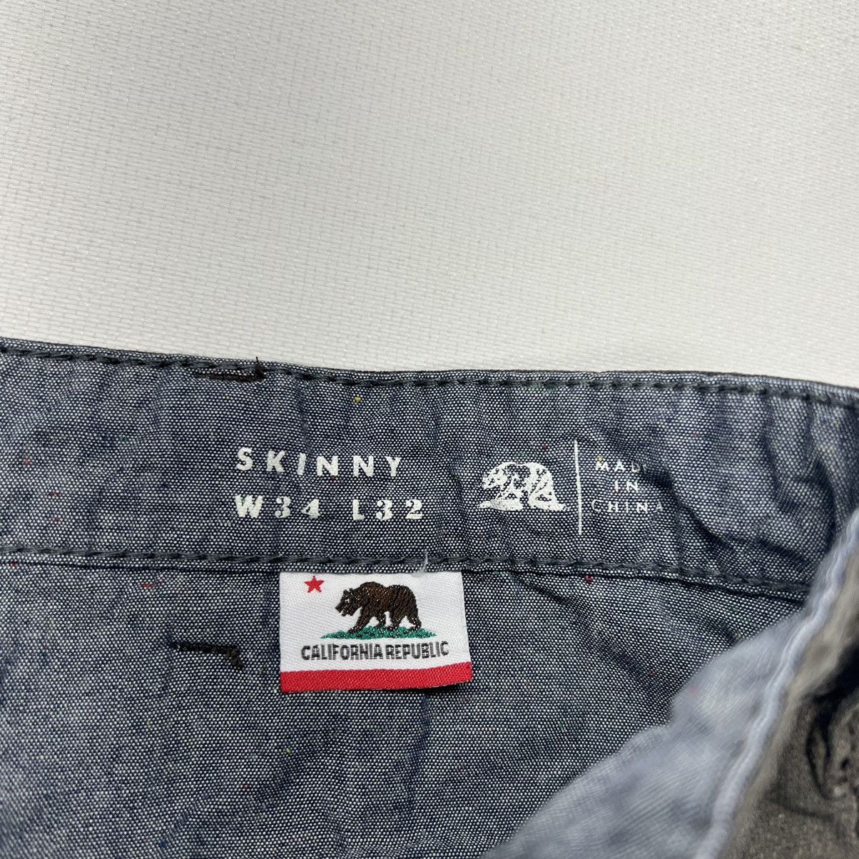 Bullhead Denim Co. Bullhead Pants Brown Skinny Straight Denim Co Cotton Skate Size US 34 / EU 50 - 7 Thumbnail