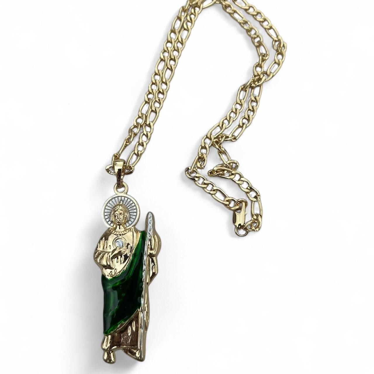 Other 14k gold tone Saint Jude Pendant and Chain Size ONE SIZE - 1 Thumbnail