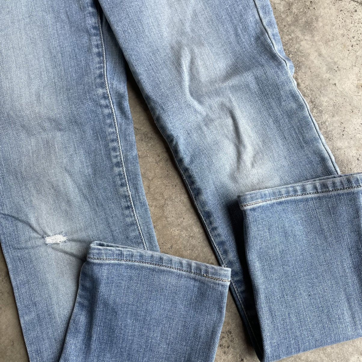 Edwin 🔥Vintage Edwin Stoned Washed Ripped Women Denim Jeans Size 28" / US 6 / IT 42 - 7 Thumbnail
