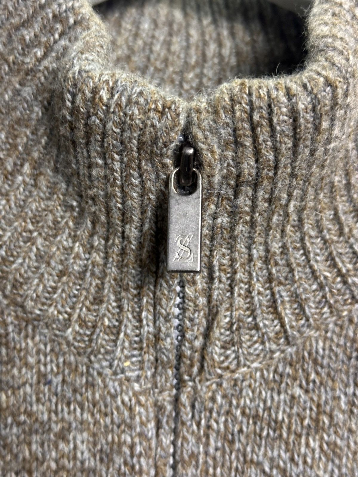 Ermenegildo Zegna Ermenegildo Zegna Zip Knit Sweater Size US L / EU 52-54 / 3 - 2 Thumbnail