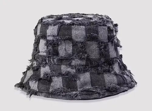Other Checkerboard plaid distressed bucket hat Size ONE SIZE - 1 Thumbnail