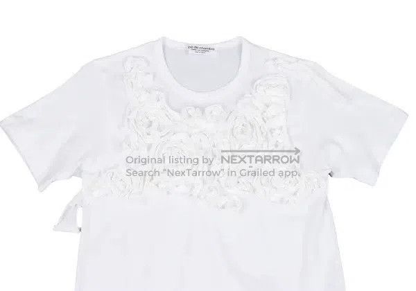 Other Comme Des Garcons size F White vintage rose flower top Size S / US 4 / IT 40 - 4 Thumbnail