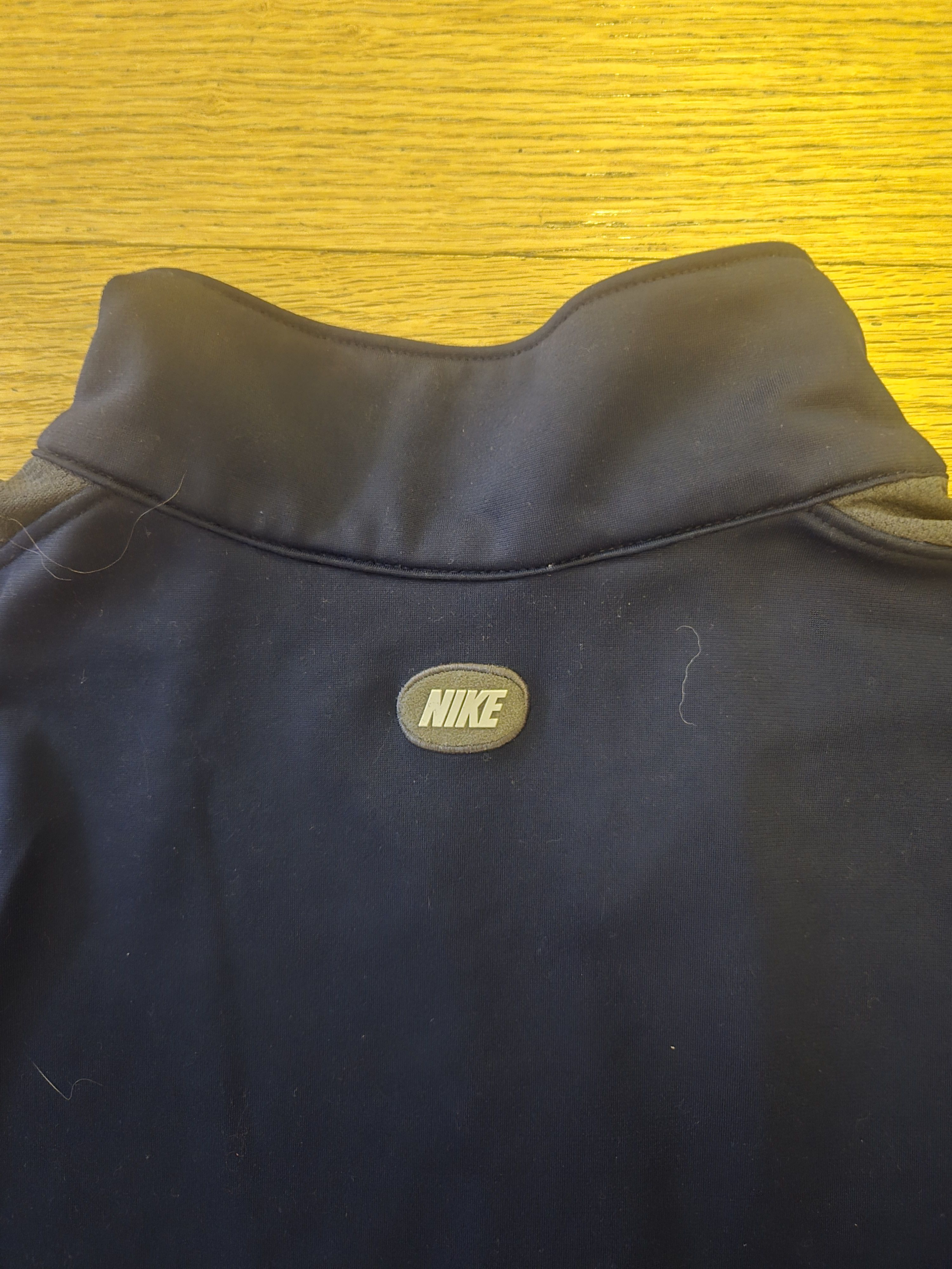 Nike Vintage Nike Track Jacket Mens XL Navy Blue Y2K Silver Tag Size US XL / EU 56 / 4 - 4 Thumbnail